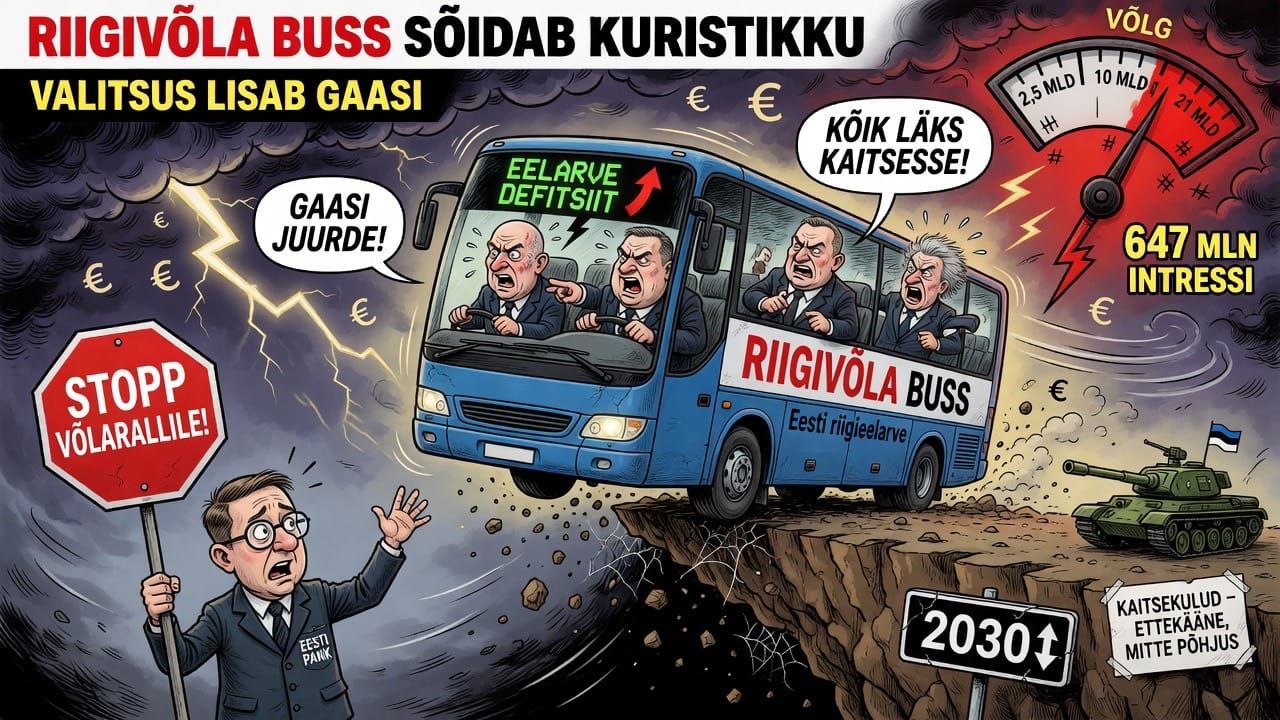 RIIGIVÕLA BUSS SÕIDAB KURISTIKKU: valitsus lisab gaasi post image