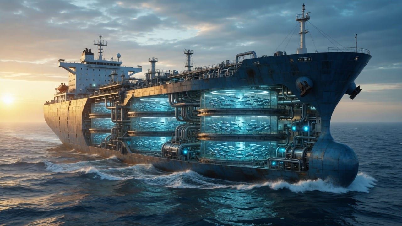 Hiina uus toidutehas ujub merel: tanker ei vea enam naftat, vaid kasvatab kala post image