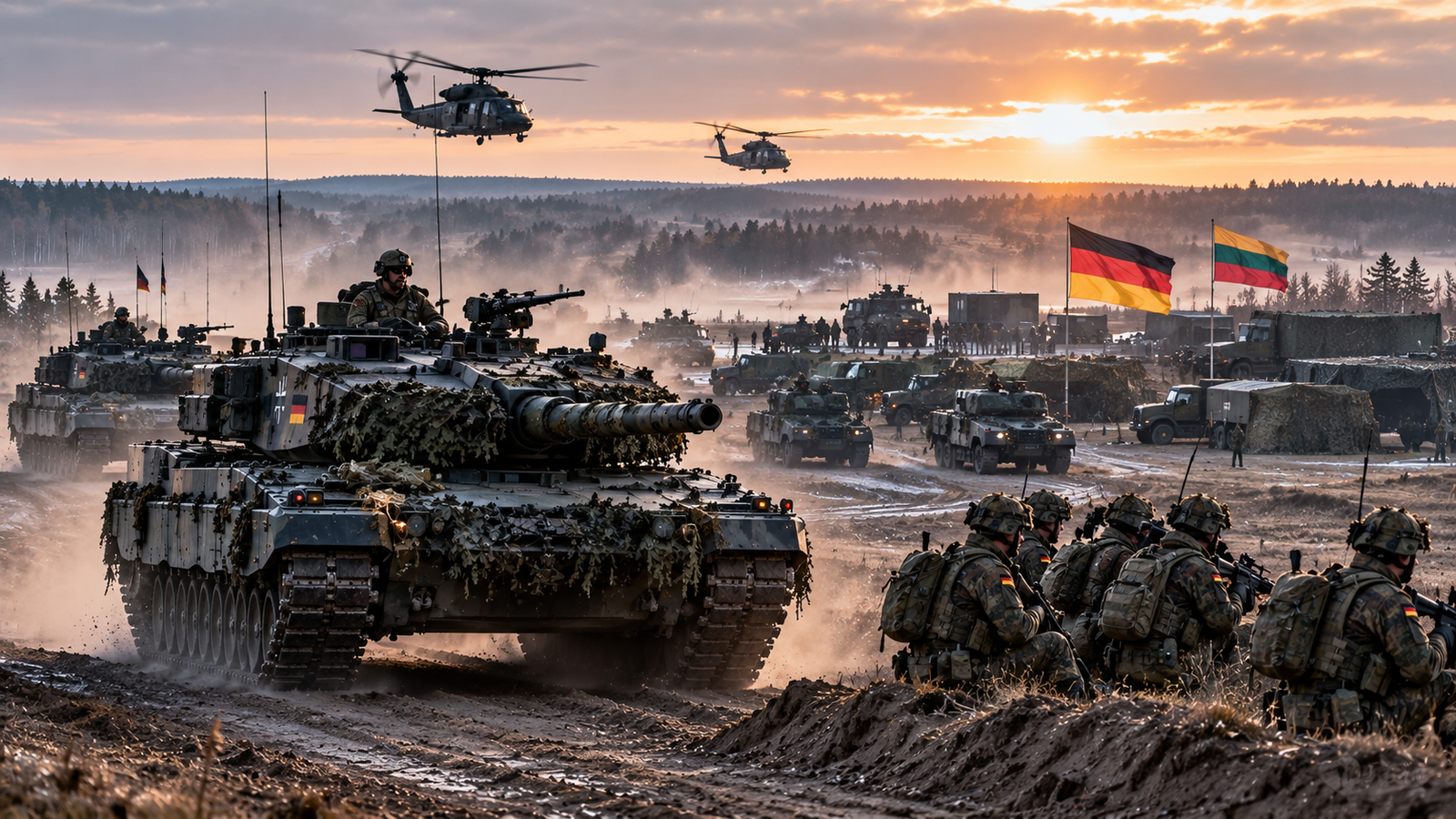 Saksamaa valmistab Leedus ette suure sõja stsenaariumi: üle 6000 sõduri harjutab NATO idapiiri kaitsmist post image