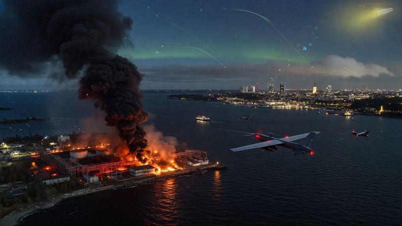 Venemaa hoiatas 16. aprillil, 18. aprilli öösel süttis Ukraina droonirünnakus Vysotsk: kas Eesti ja Soome tõmmatakse sõtta? post image