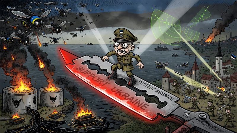 Eesti kõnnib žiletitera peal: Ukraina droonid, Vene narratiiv ja Balti õhuruumi ohtlik vaheala post image