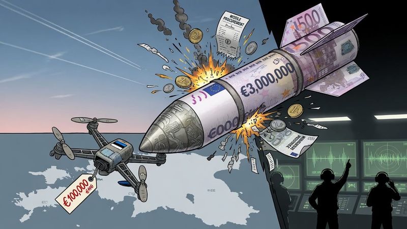 Kuiv arvepidamine sellest, kui kalliks läks Ukraina drooni neutraliseerimine NATO hävitaja lennutunni ja raketiga post image