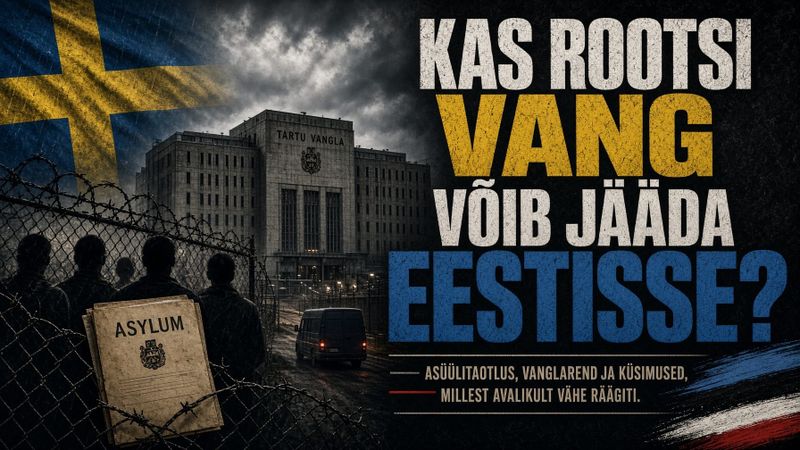 Valitsus lubas, et kõik Rootsi vangid viiakse tagasi. Miks näeb leping ise ette nende Eestis viibimise pikenemise asüülitaotluse tõttu? post image