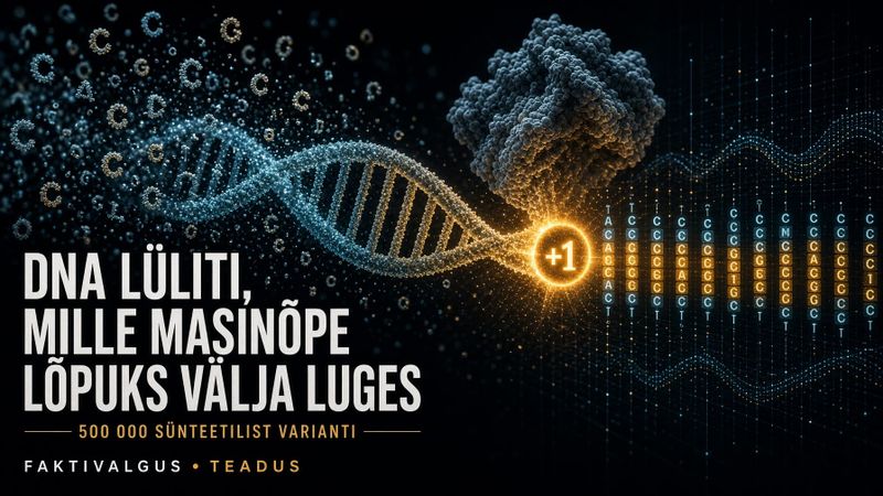 Initsiaator: DNA lüliti, mille tähestiku masinõpe lõpuks välja luges post image