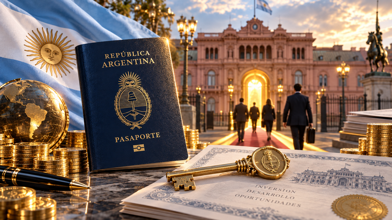 Argentina paneb kuldsele passile hinna: 350 000 dollarit ja sinust võib saada argentiinlane post image