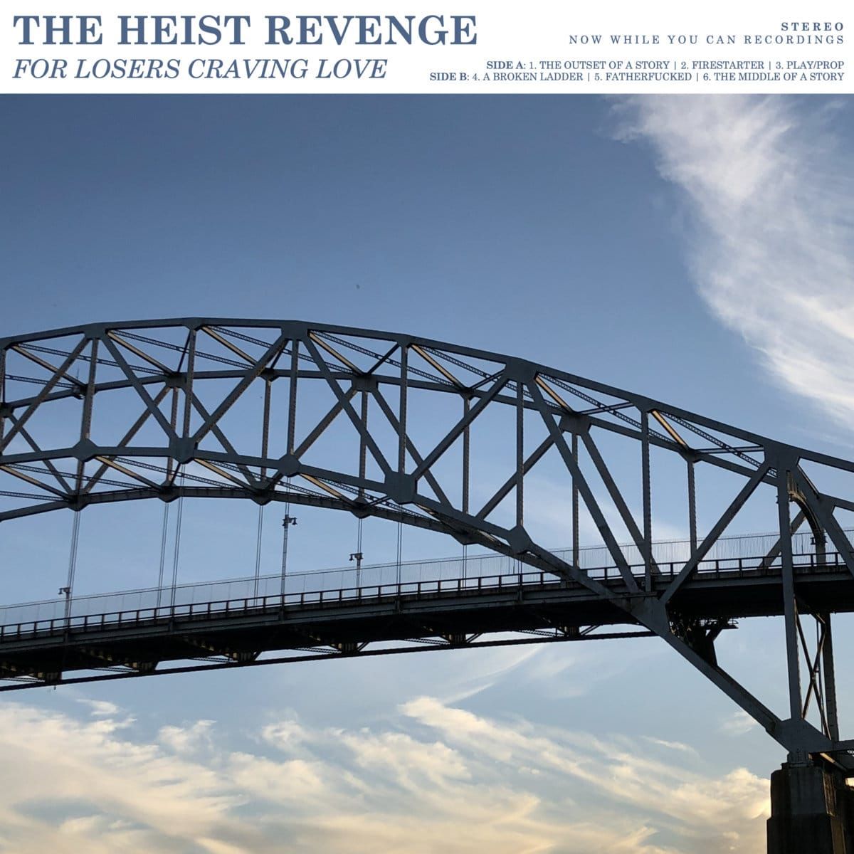 The Heist Revenge discusses his one-man FLCL rock opera, For Losers Craving Love