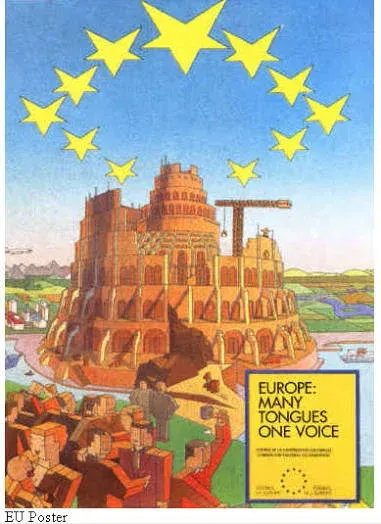 Pieter Bruegel the Elder's 1563 oil painting depicting the Tower of Babel under construction