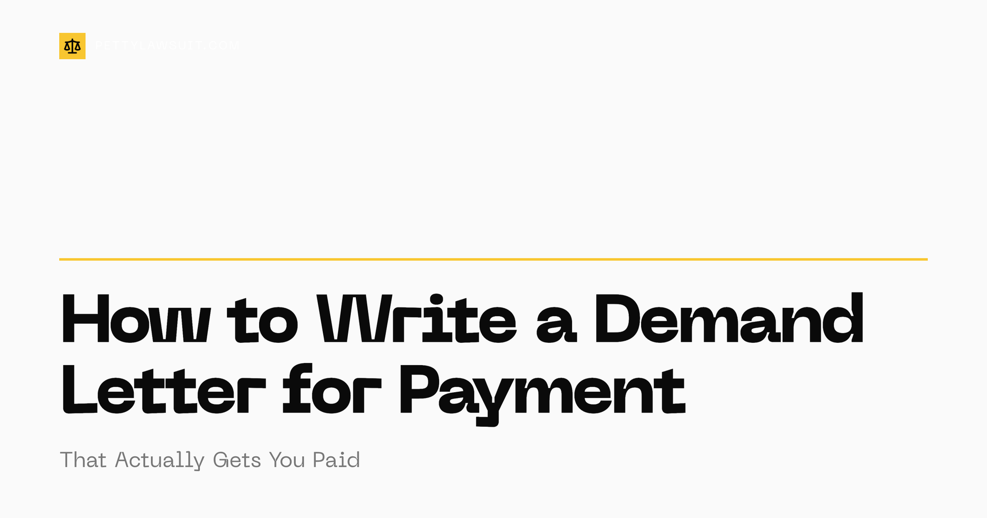 How to write a demand letter for payment, step by step guide 2026