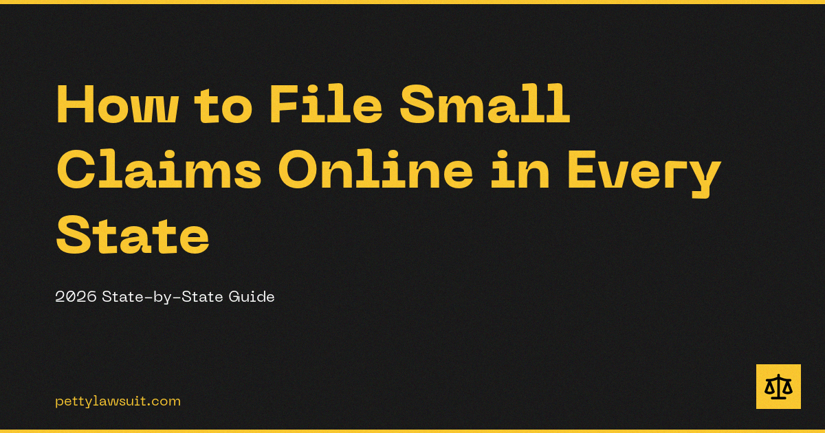 How to file small claims court online in every state, 2026 guide