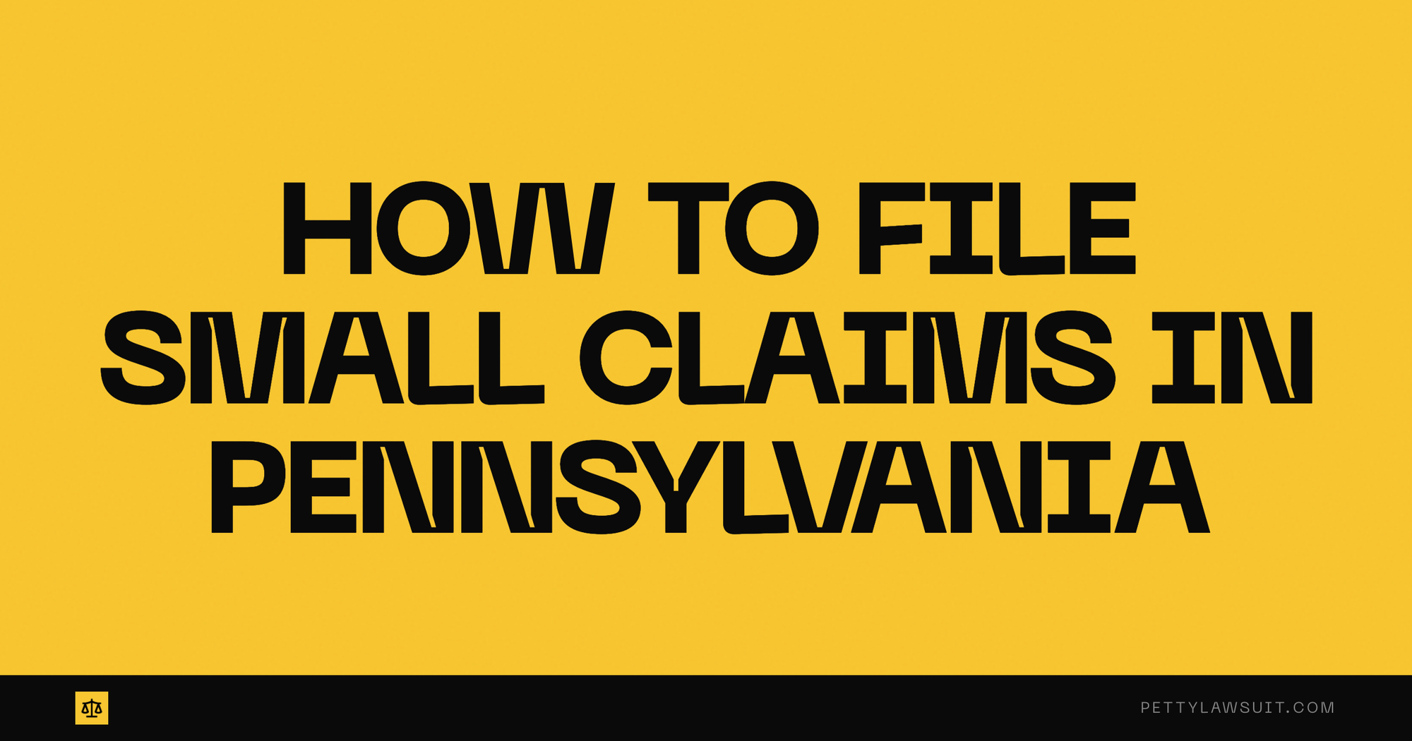 Pennsylvania Magisterial District Court small claims filing guide 2026