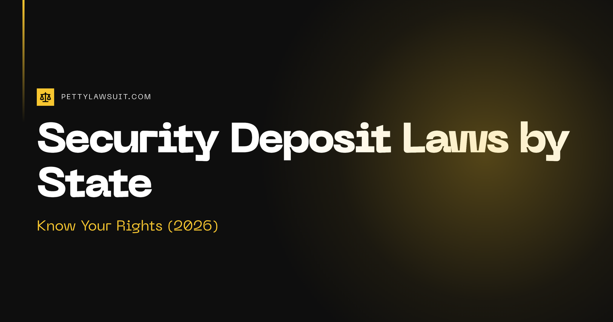 Security deposit laws by state guide showing tenant rights and landlord return deadlines for 2026