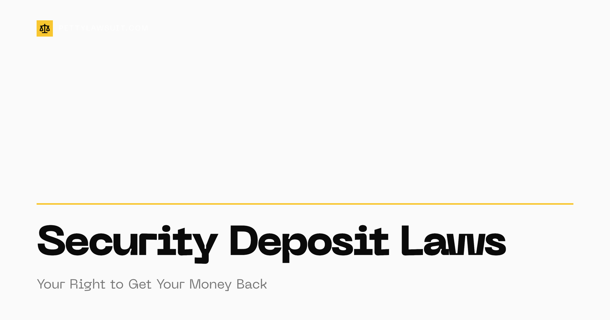 Security deposit laws by state guide showing return deadlines and tenant rights for 2026