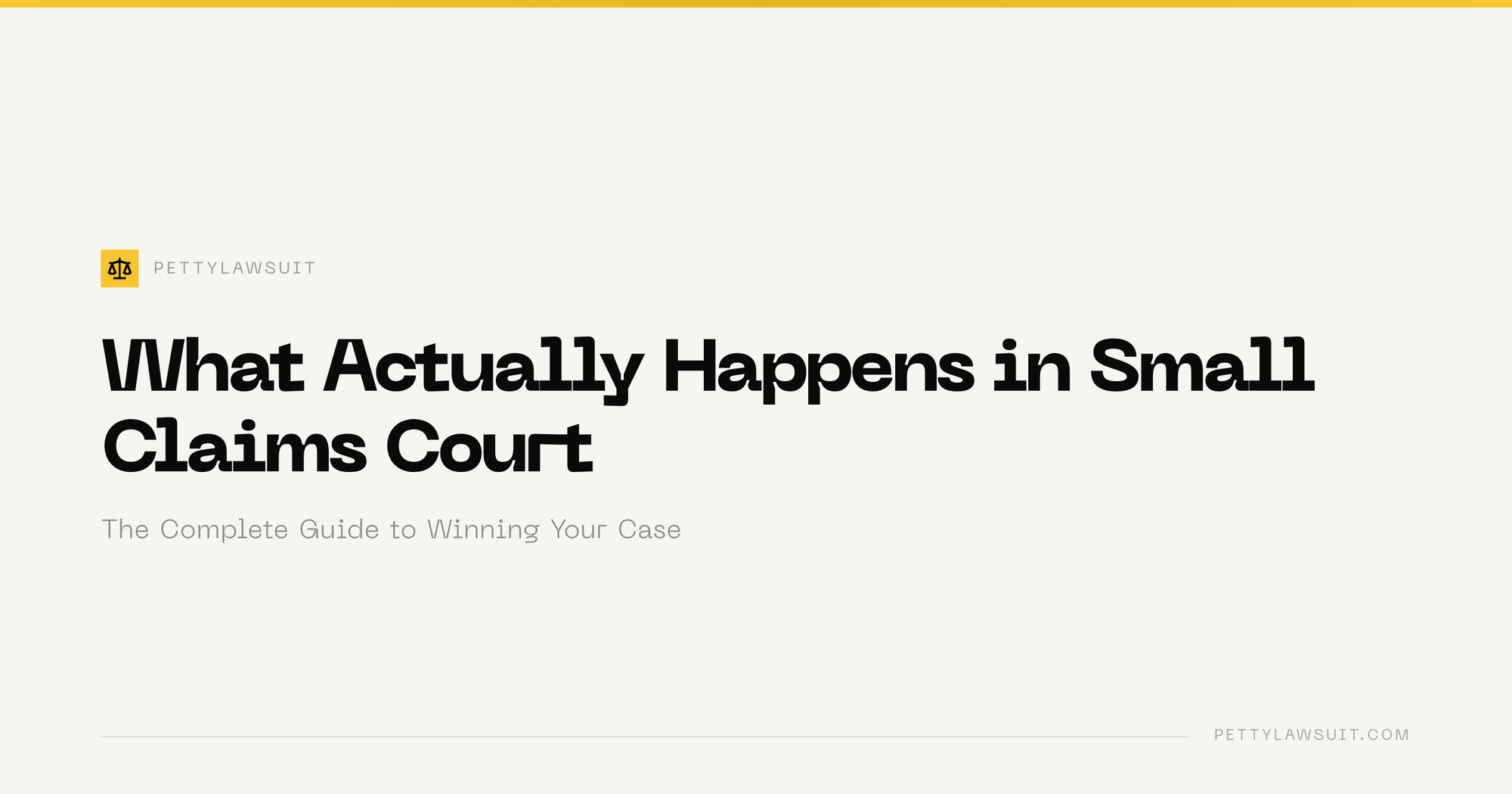 What Actually Happens in Small Claims Court (And How to Win When You Get There)