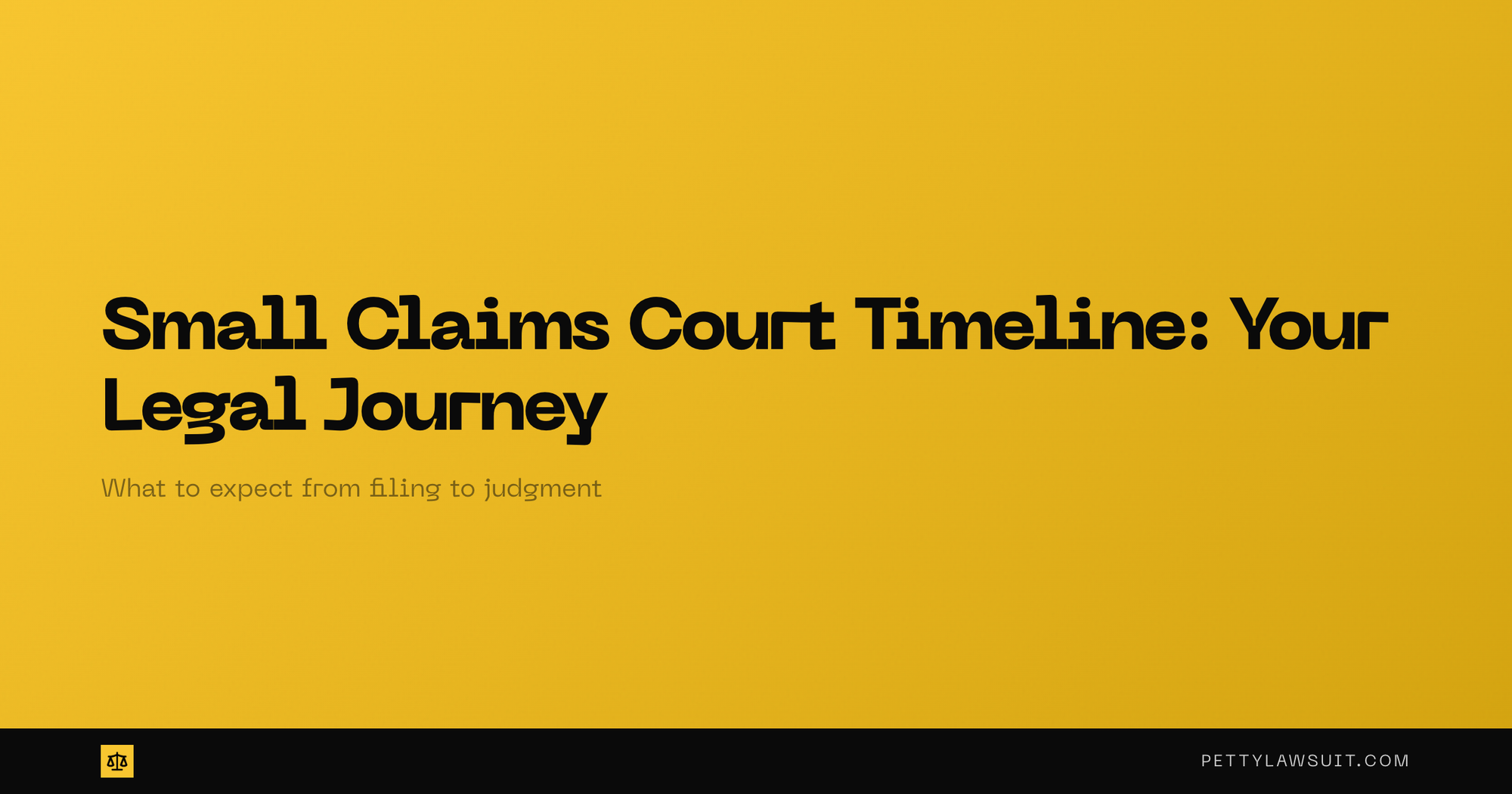 Navigating the Small Claims Court Timeline: A Comprehensive Guide to Your Legal Journey