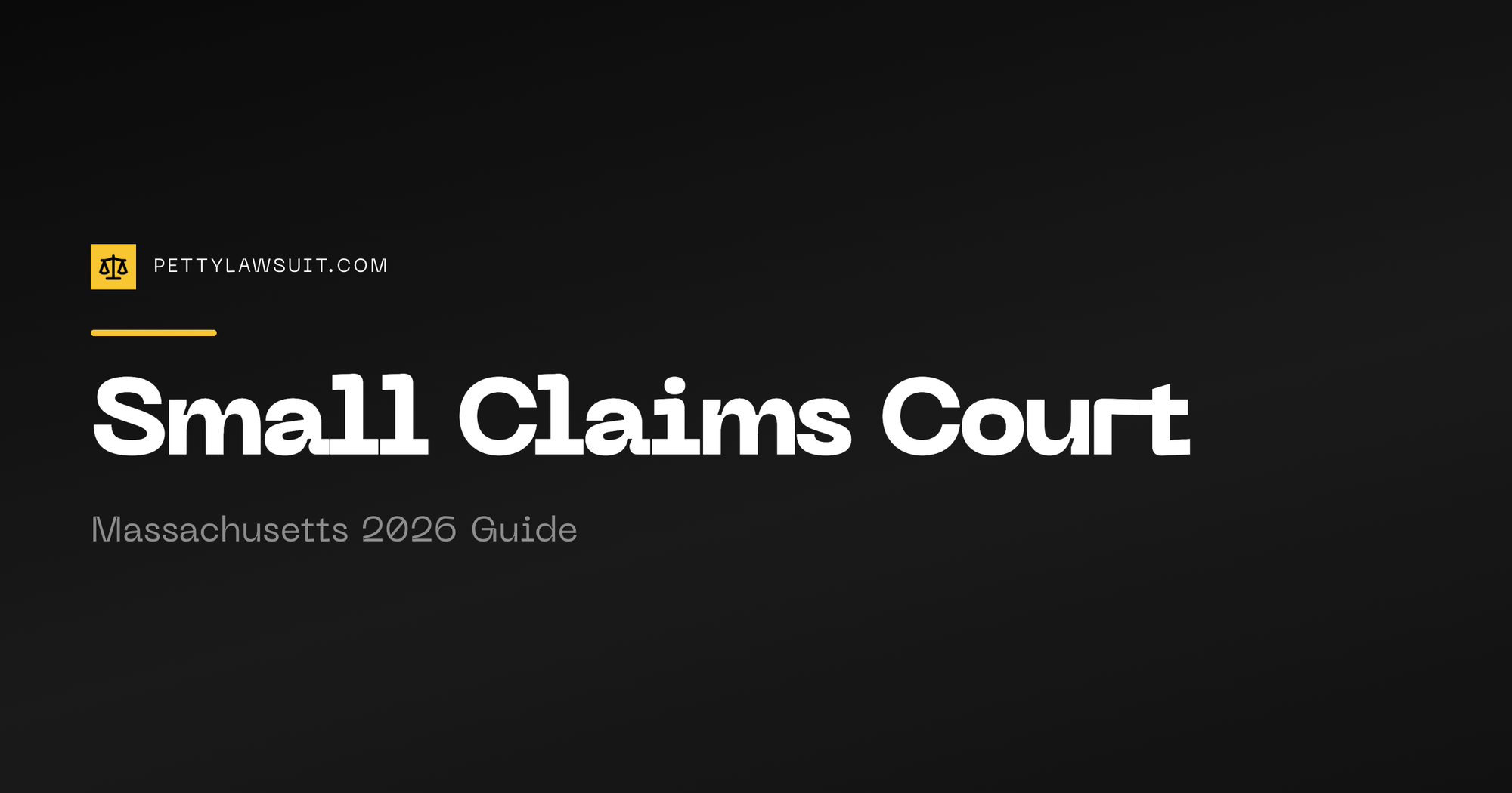 How to file small claims court in Massachusetts 2026 guide with filing fees and court info