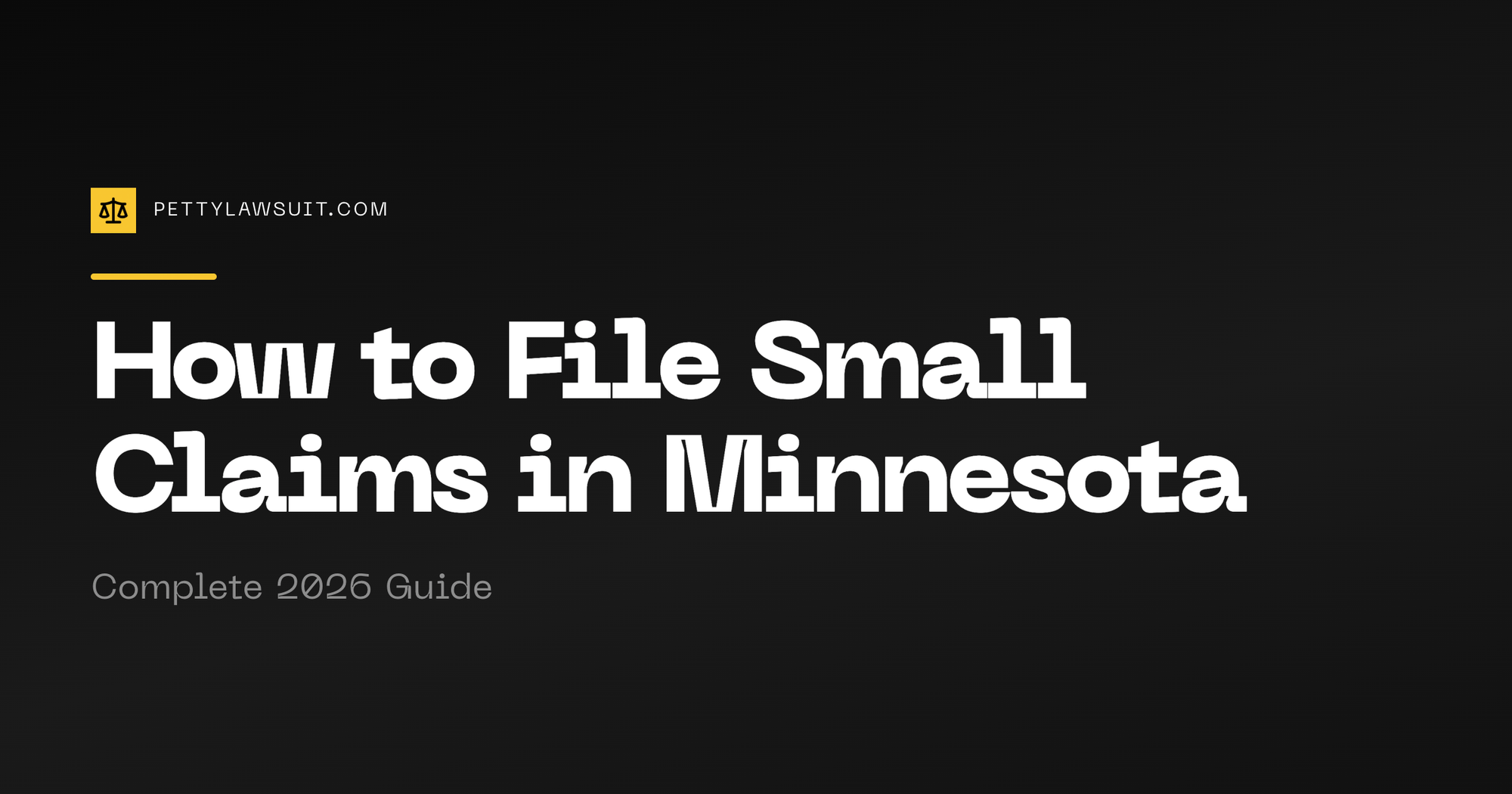 How to file small claims in Minnesota Conciliation Court guide
