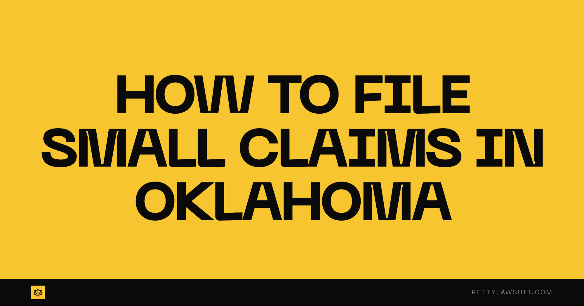 How to file small claims in Oklahoma - Oklahoma District Court small claims docket guide 2026