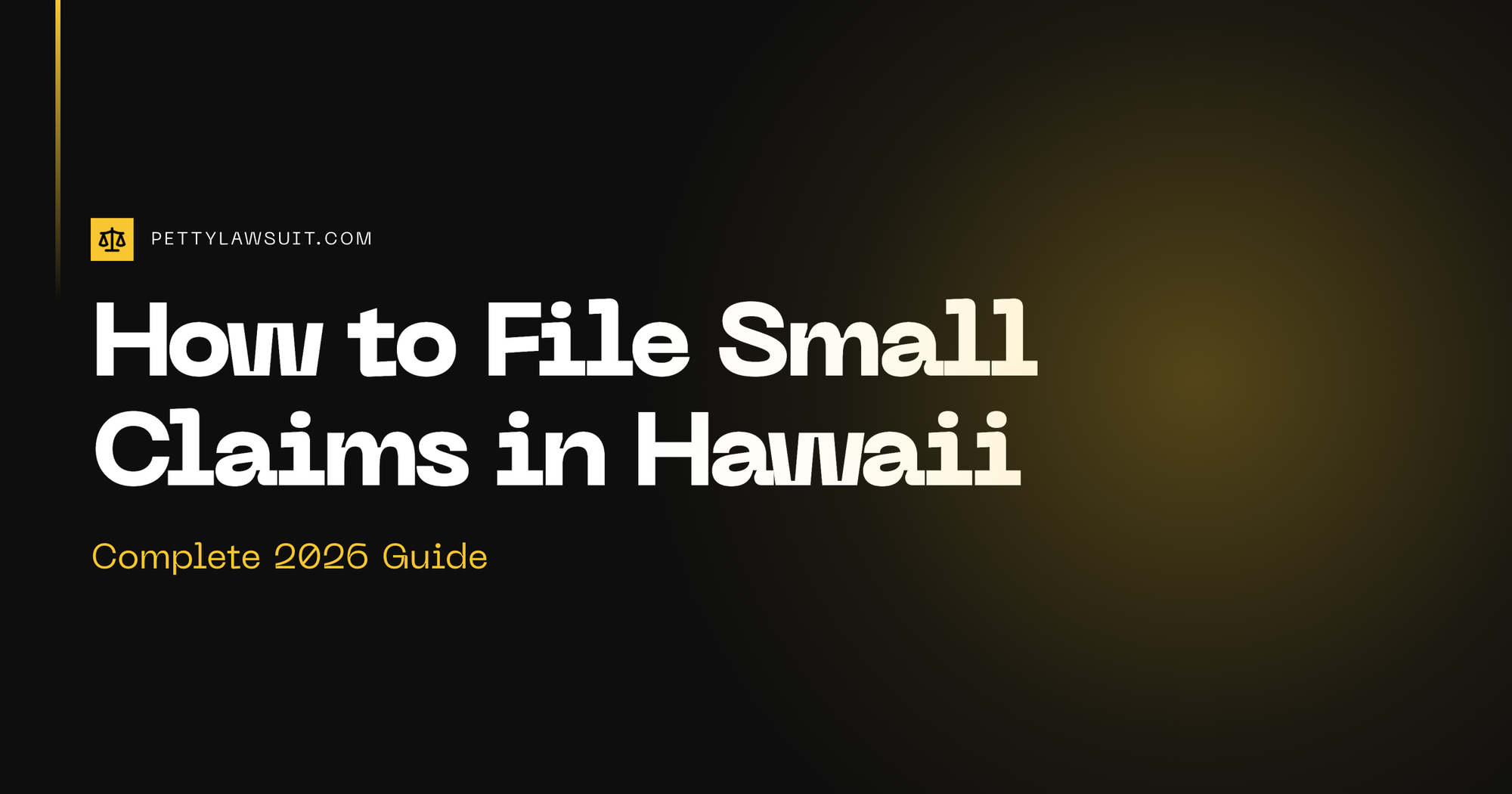 How to file small claims court in Hawaii guide with filing fees and court locations