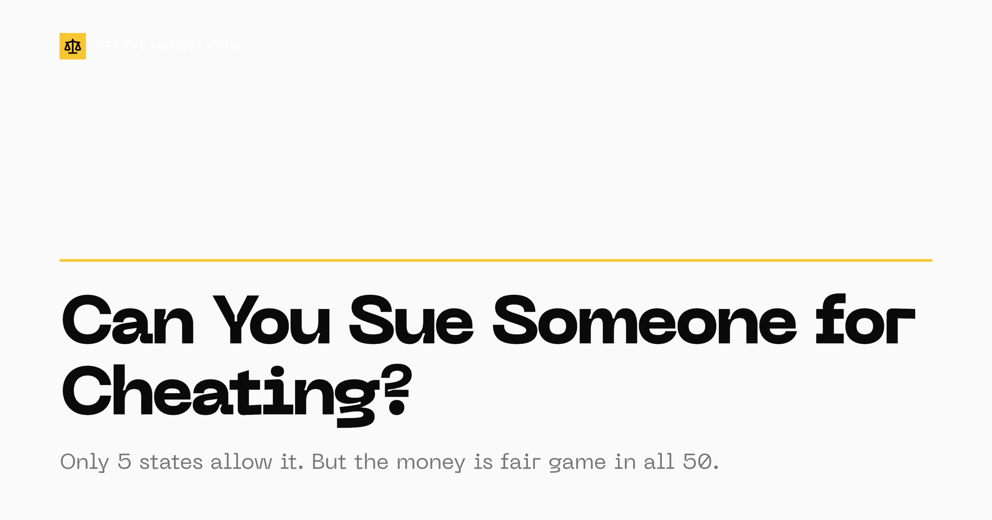 Can you sue someone for cheating: the 5 states that allow homewrecker lawsuits and the money claims that work in all 50