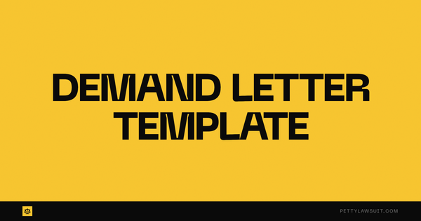 Free demand letter template ready to use for small claims court 2026