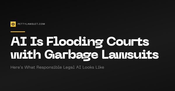 AI lawsuits flooding courts with fake citations and garbage filings explained