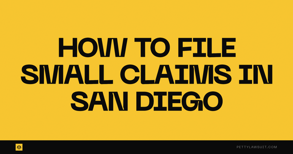 How to file small claims in San Diego step by step guide 2026