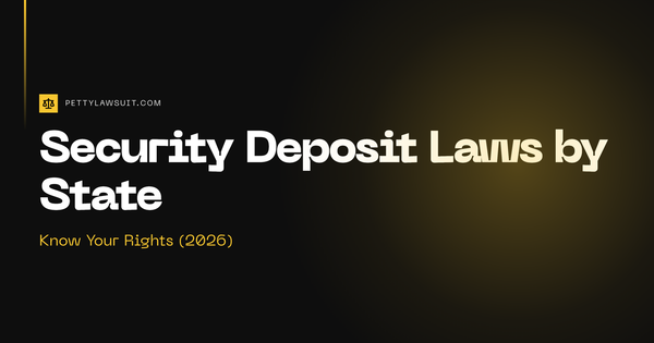 Security deposit laws by state guide showing tenant rights and landlord return deadlines for 2026