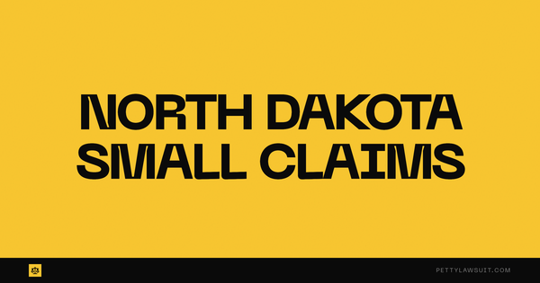 How to file small claims in North Dakota: $15,000 limit, $20 filing fee, Claim Affidavit process for 2026