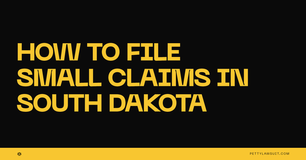How to file small claims court in South Dakota: $12,000 limit, fees from $24.84, and a no-appeal rule for 2026