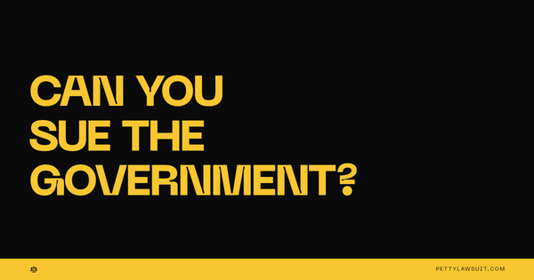 Can you sue the government guide covering notice of claim deadlines and small claims court steps