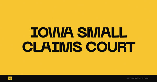 Iowa small claims court guide: the 6,500 dollar limit, 115 dollar filing cost, and how to e-file in 2026