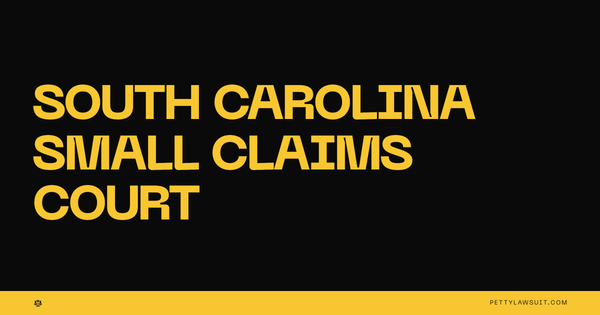 South Carolina small claims court guide: the $7,500 magistrate court limit, $80 filing fee, and 2026 rules