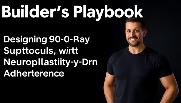 Builder's Playbook: Designing 90-Day Supplement Protocols with Neuroplasticity-Driven Adherence