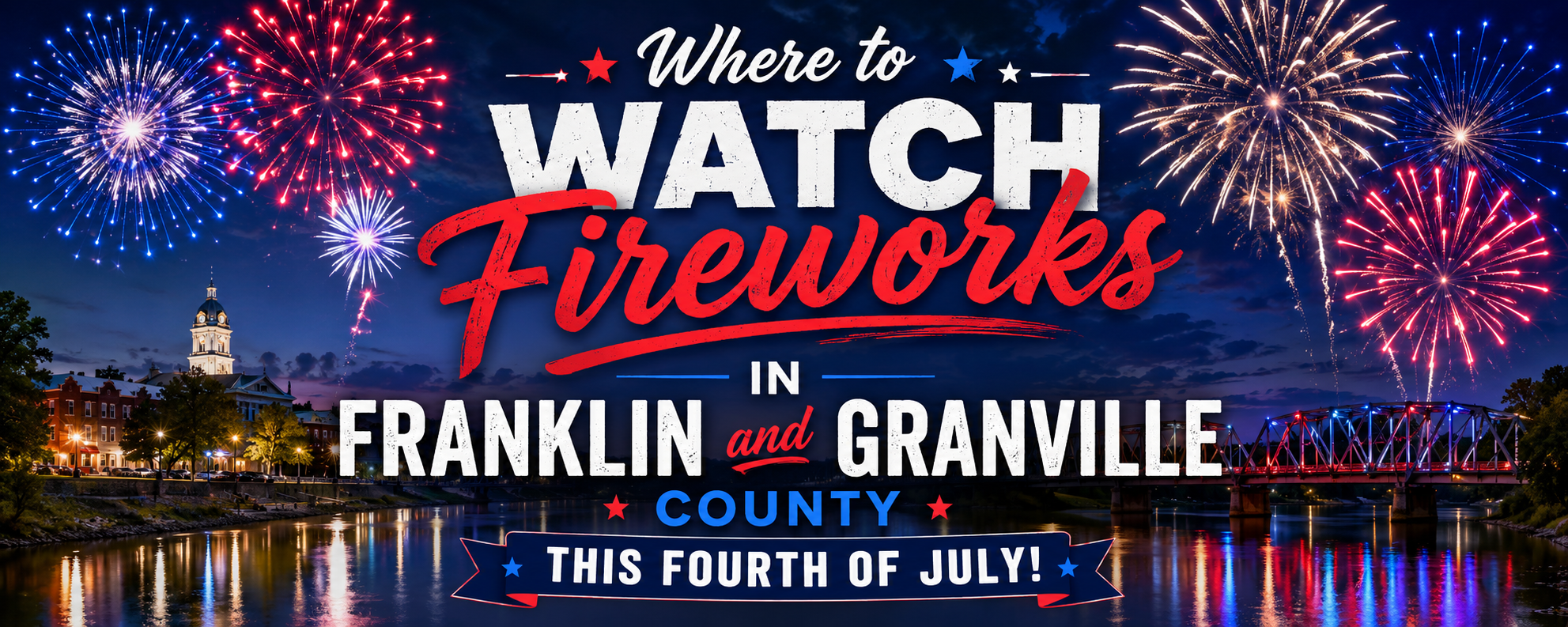 Where to Watch Fireworks in Franklin and Granville Counties This Fourth of July