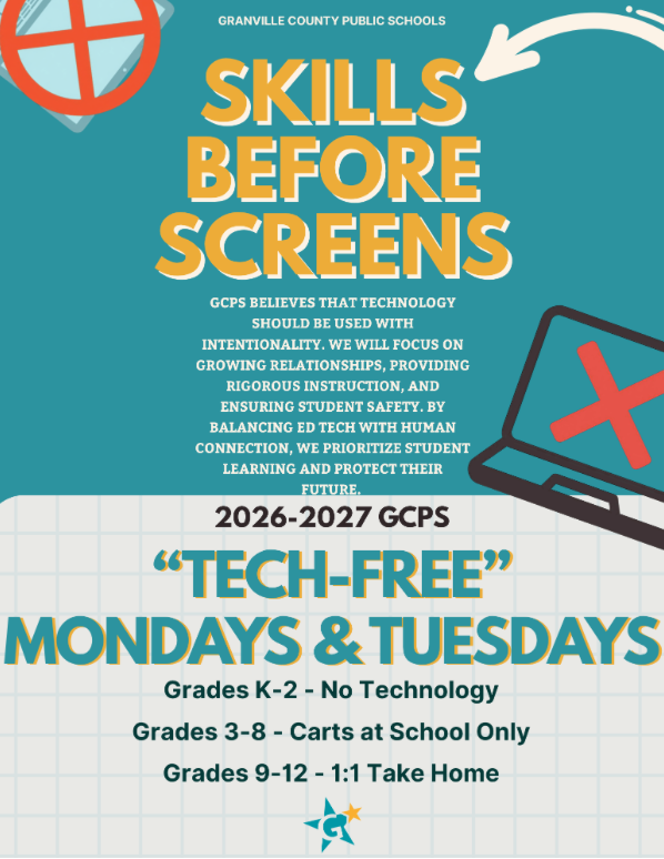 Granville County Leads The Way In Reducing Tech in Schools.