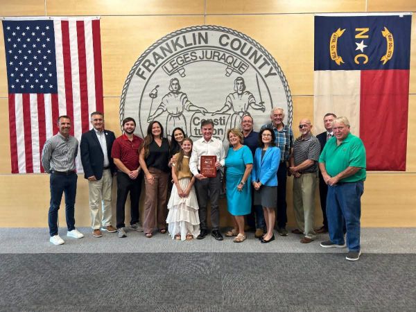 Franklin County Honors Keith Smith for 13 Years of Economic Development Leadership
