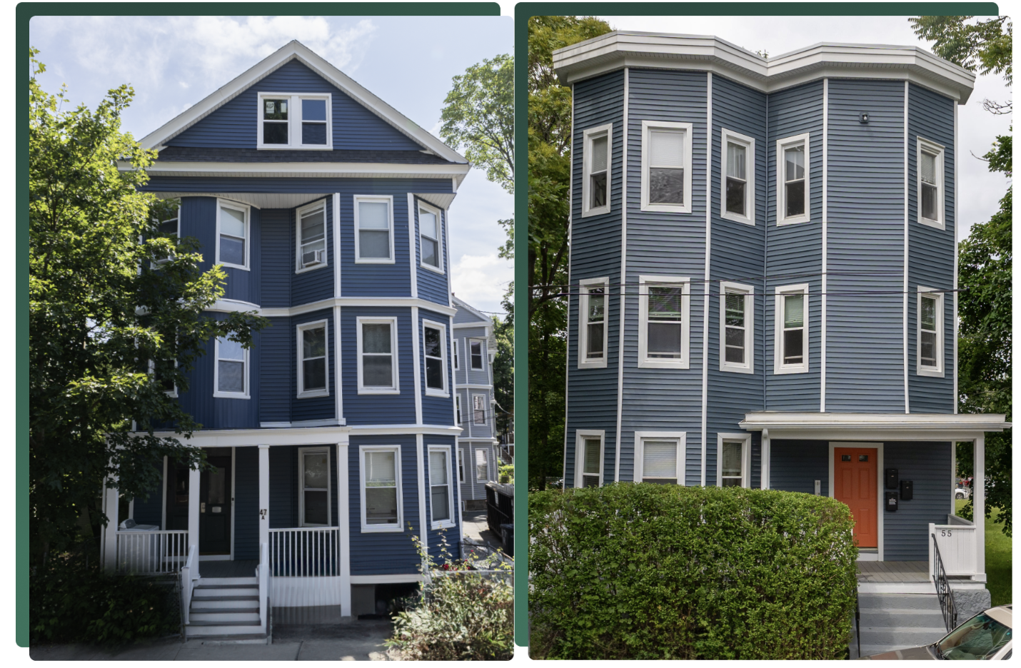 Two Groma-owned buildings in the Boston area