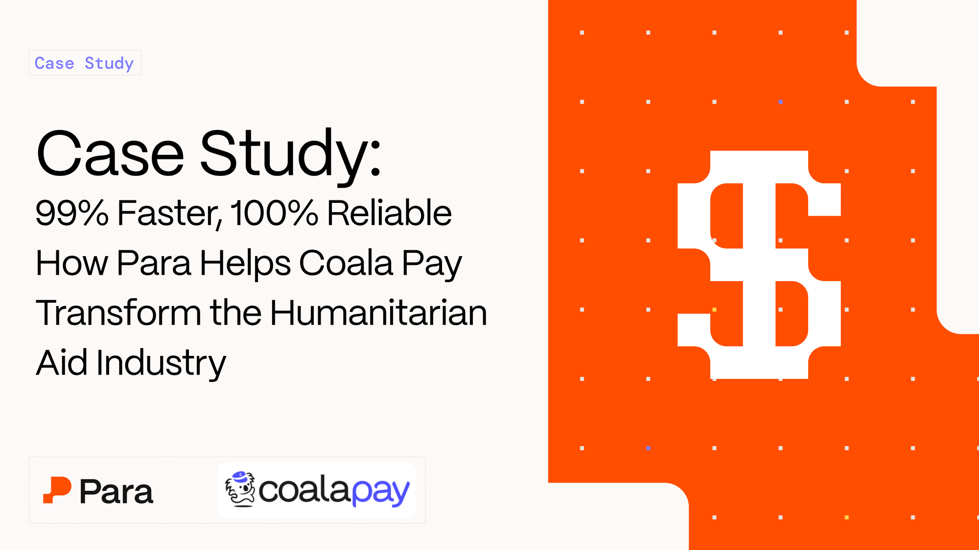 99% Faster, 100% Reliability: How Para helps Coala Pay Transform the Humanitarian Aid Industry