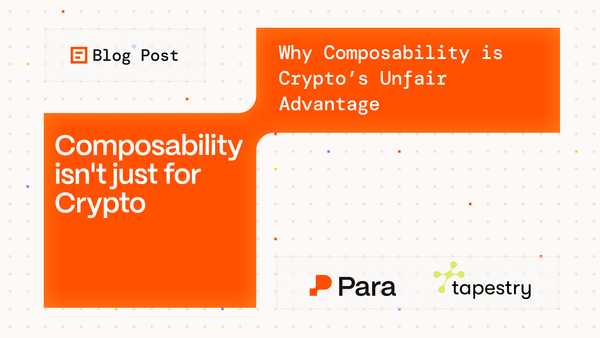 Composability isn't Just for Crypto