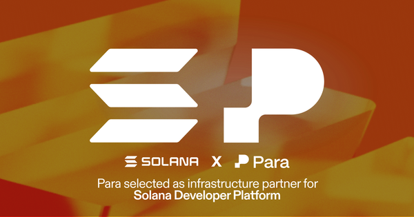 Introducing Solana Developer Platform: Built for Institutional-Grade Finance With Para Integrated From Day One