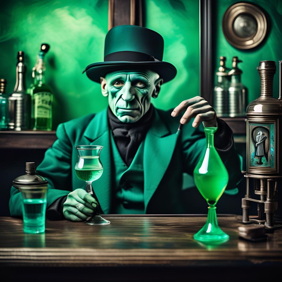 "Picasso and Absinthe: The Artistic Alchemy of a Troubled Genius"