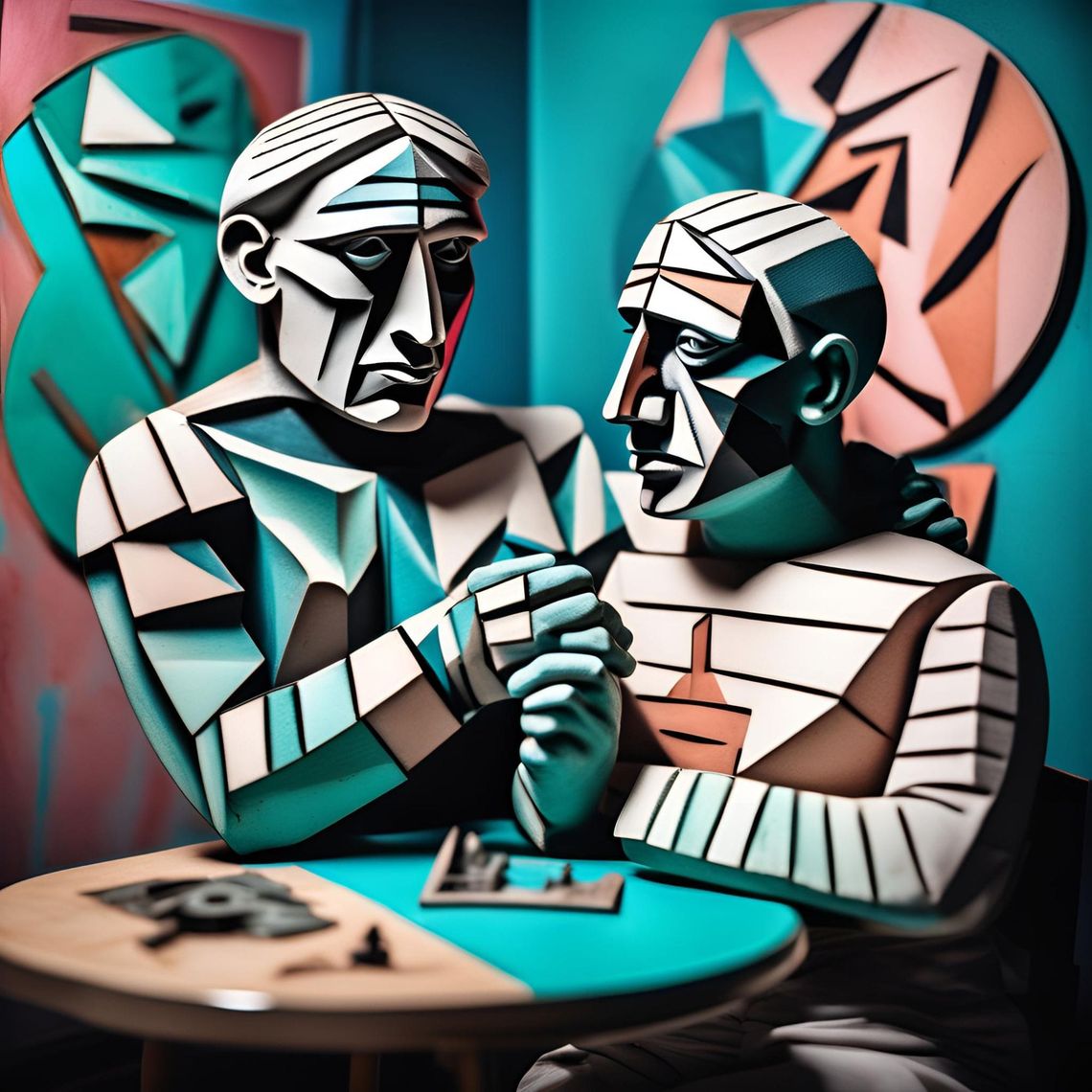 "Unveiling the Depths of Despair: An In-Depth Exploration of Picasso's 'The Tragedy"