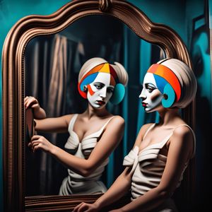 "Reflections of a Master: An In-Depth Exploration of Picasso's 'Girl Before a Mirror'"