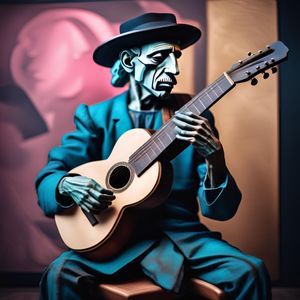 "Exploring the Depths of Emotion: A Comprehensive Analysis of Picasso's The Old Guitarist"
