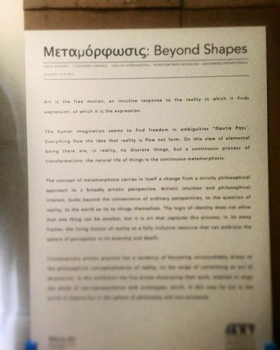 Beyond Shapes