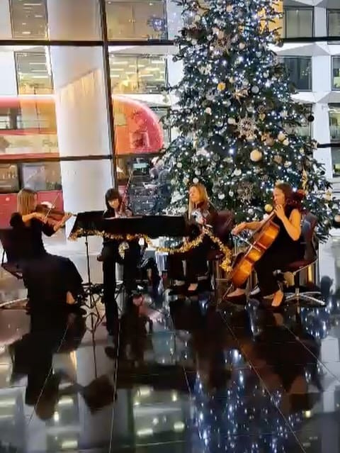 Barber String Quartet, Moor House reception, 16 December 2025