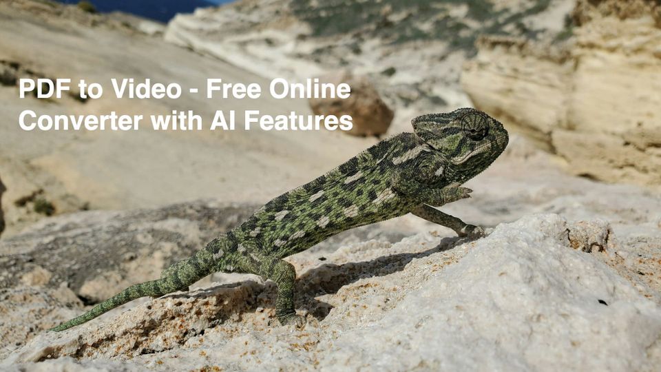 PDF to Video - Free Online Converter with AI Features