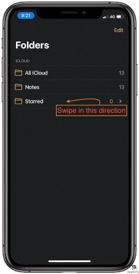 Sharing Folders in Apple Notes App on iPhones and iPads 1