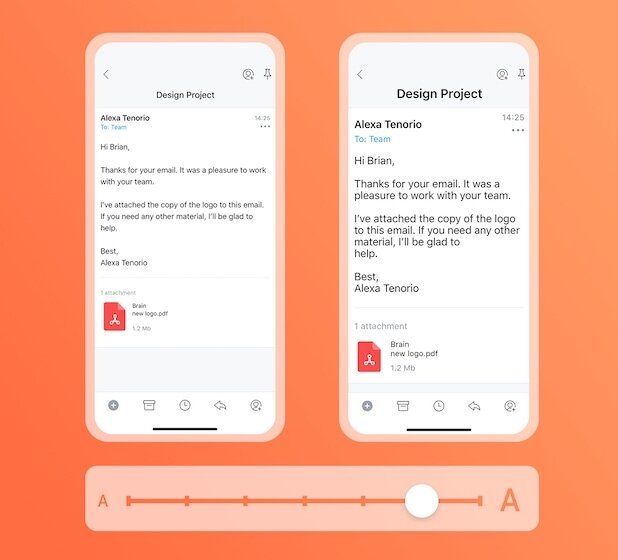 Spark Mail Brings Dynamic Fonts and Template Improvements 1