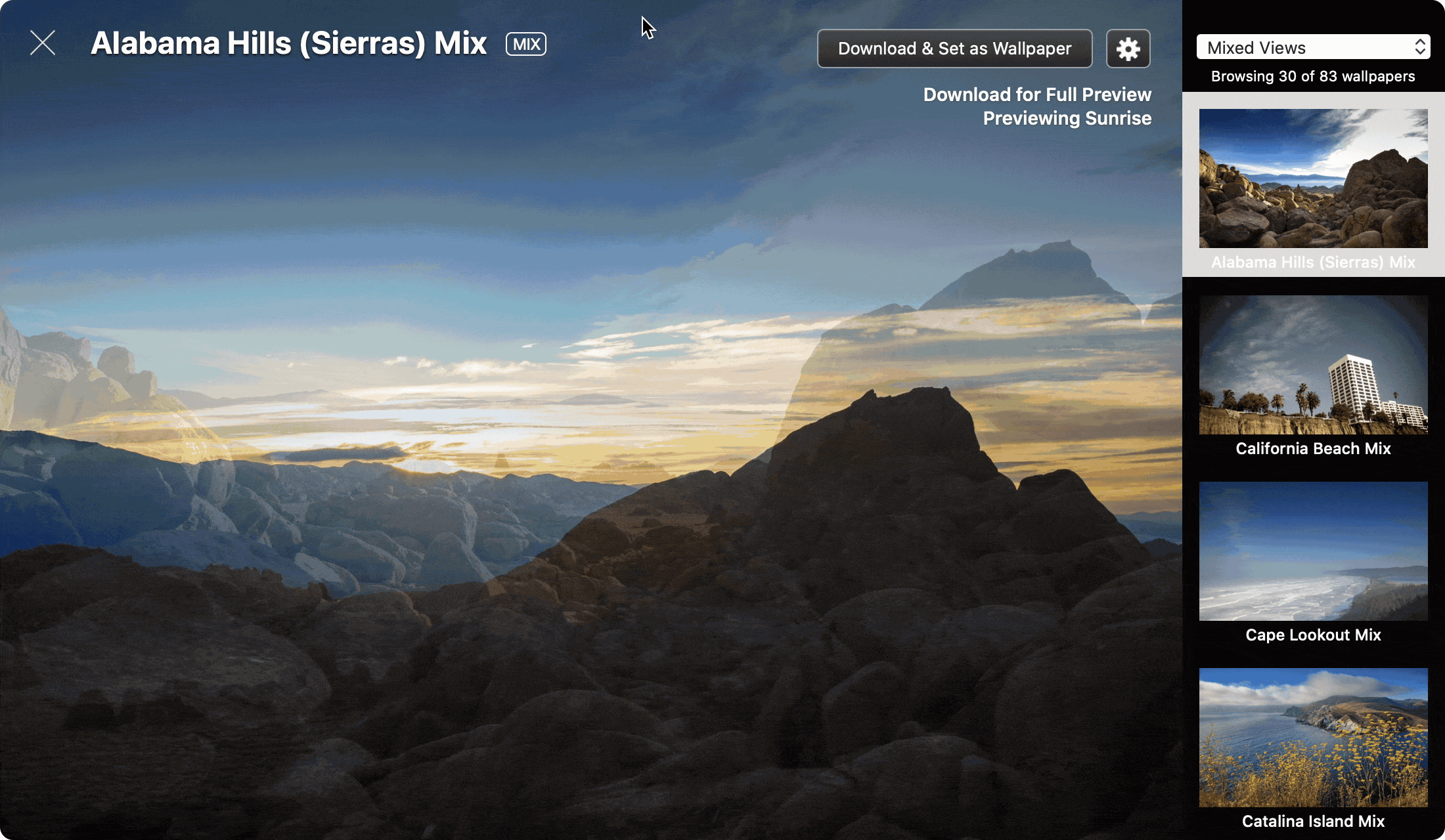 Mixed View Wallpaper